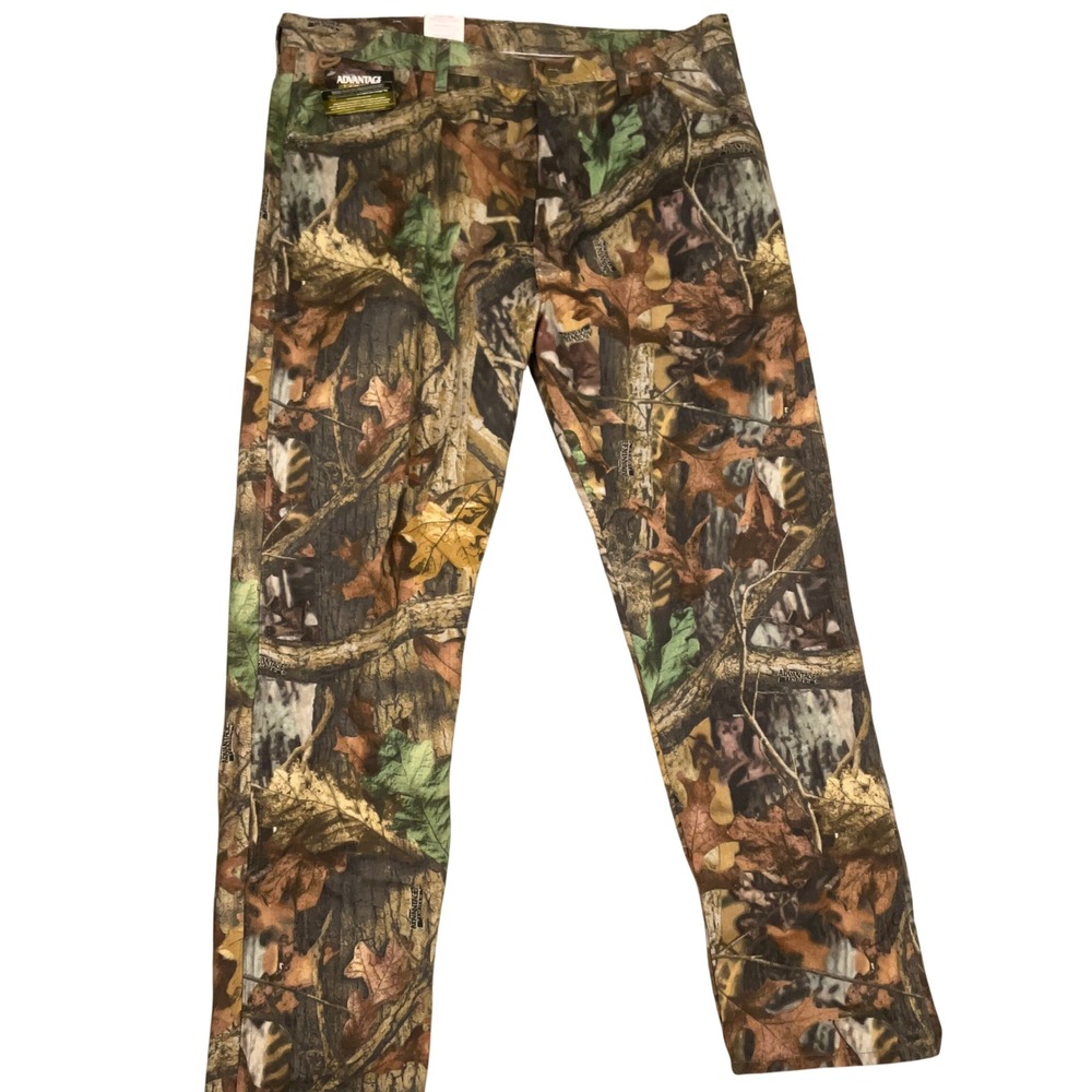 Wrangler Advantage Timber Camo Pants Men 42x32 Rugged 35006AT Outdoor USA VTG